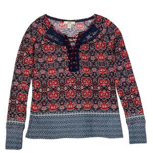 Vintage America Louise Long Sleeve Shirt Medium